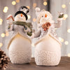 Aynsley Christmas Pair  of  snowmen Figurines