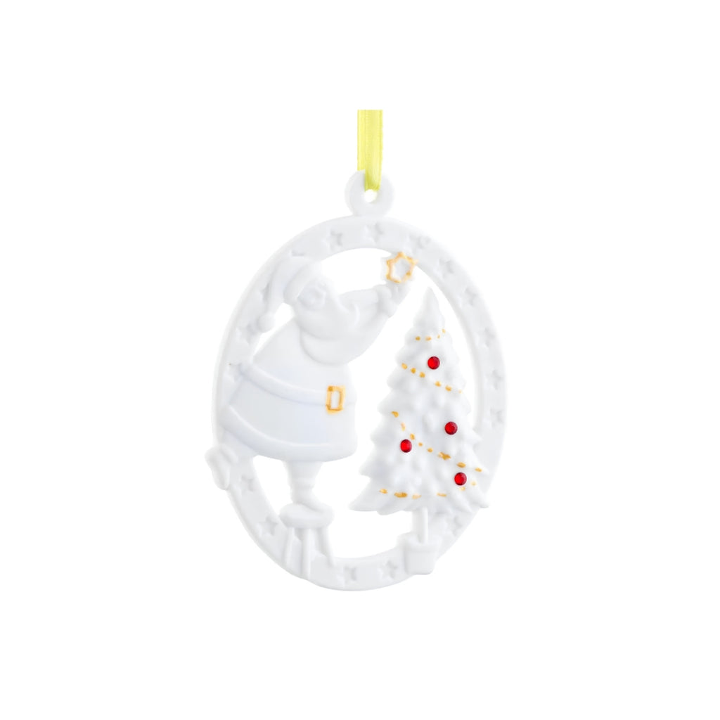 Belleek Santa TreeDecoration