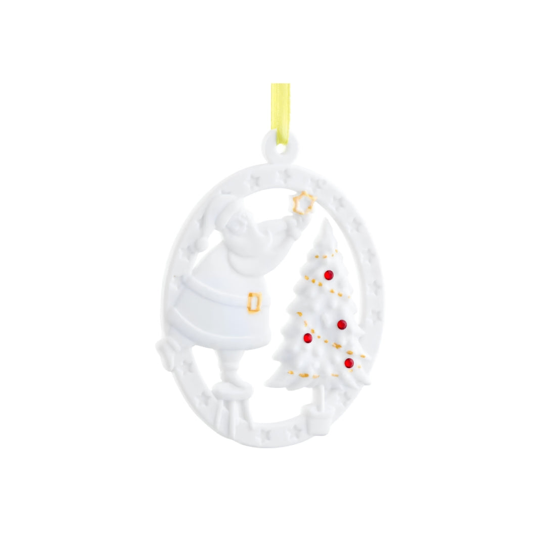Belleek Santa TreeDecoration