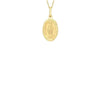 9ct Yellow Gold Double‑Sided Holy Mary Medal Pendant (Small)