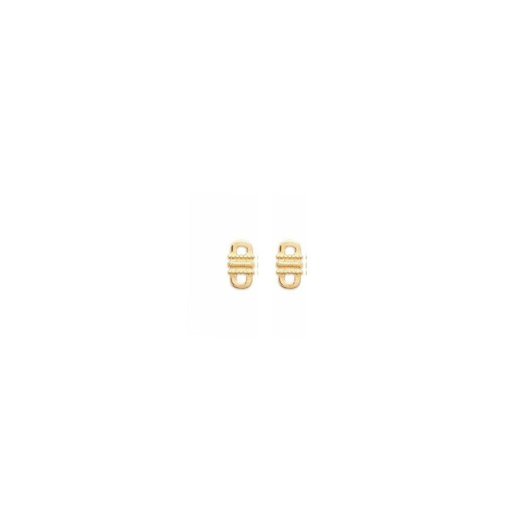 Burren “Passing Time Stud Earrings” – Gold