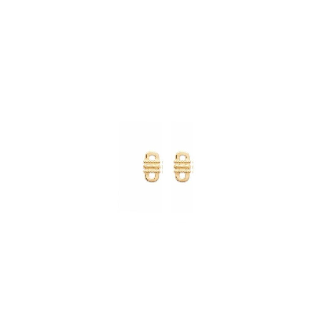 Burren “Passing Time Stud Earrings” – Gold