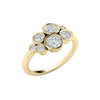 Bubble Collection – 9ct Yellow Gold Various‑Sized Natural Diamond Ring