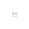 Burren “Gentle Drop Stud Earrings” – Gold