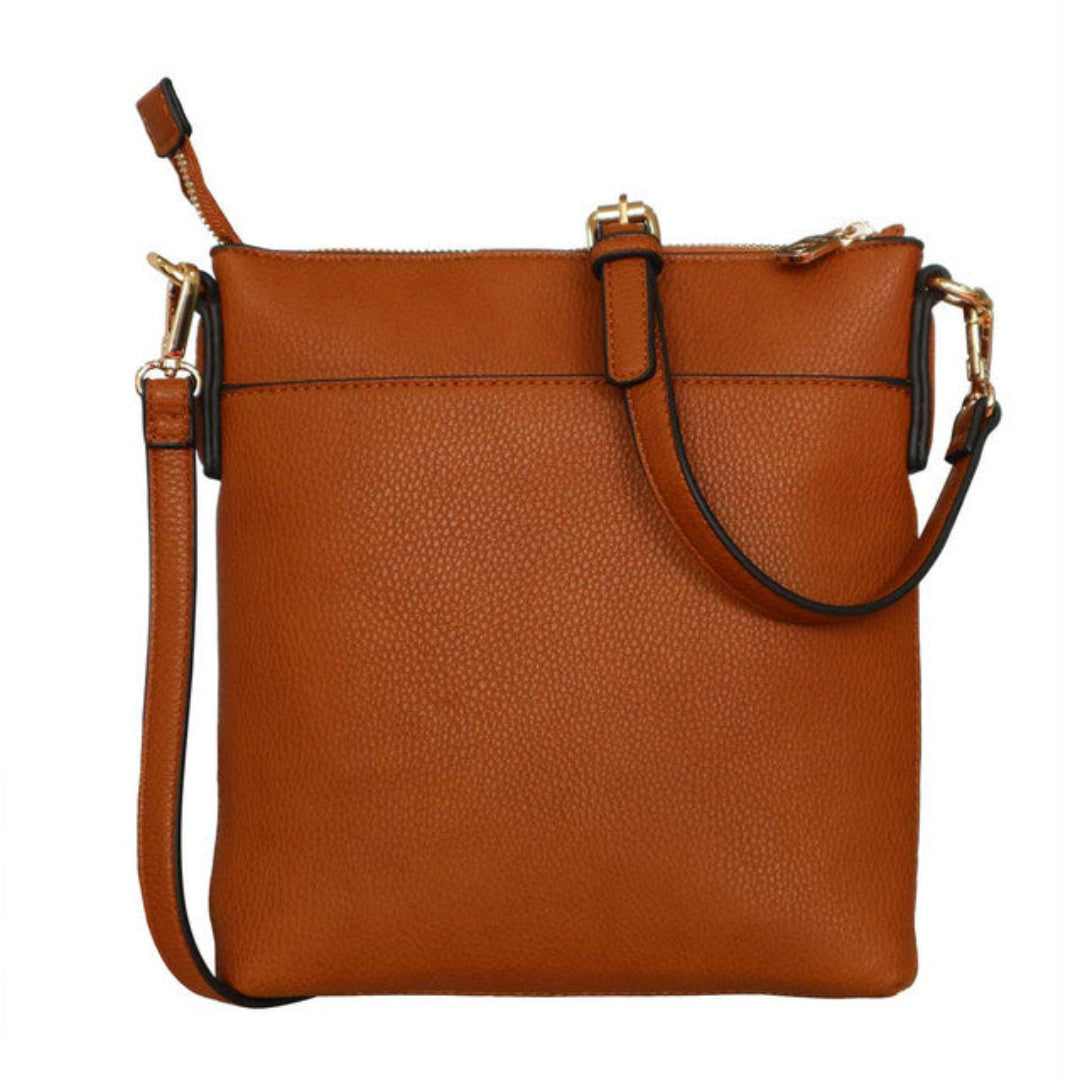 Tipperary Crystal – Chelsea Crossbody Bag in Tan