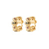 Burren "Jasmine Huggie Hoops" – Gold
