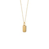 Burren “Stillness Tag Necklace” – Gold