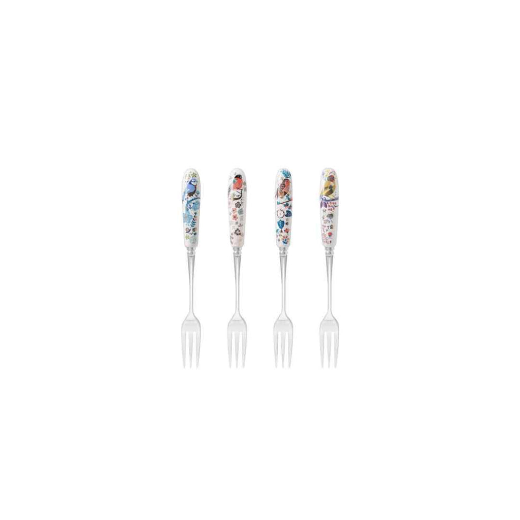 Birdy by Tipperary Crystal – Set of 4 Dessert Forks