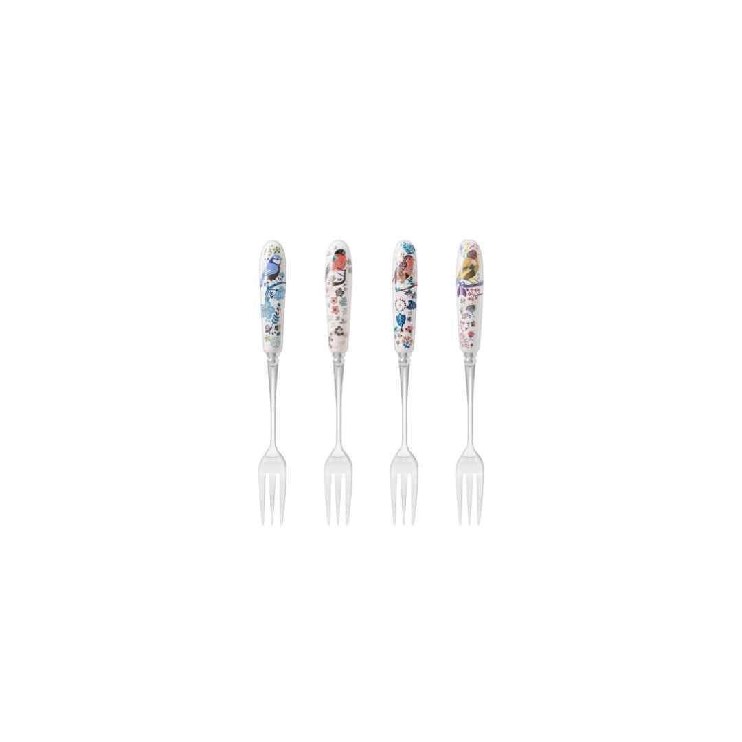 Birdy by Tipperary Crystal – Set of 4 Dessert Forks