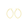 9ct Yellow Gold Creole Hoop Earrings