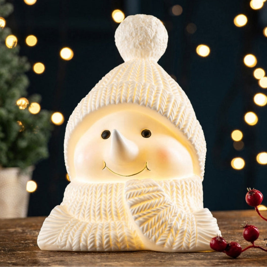 Belleek Cosy Snowman  LED