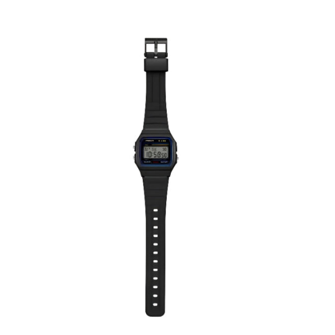 Casio F-91W Classic – Black Resin Case and Strap with Digital Display