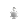 Dalton Silver-Tone Mechanical Skeleton Pocket Watch with Roman Dial