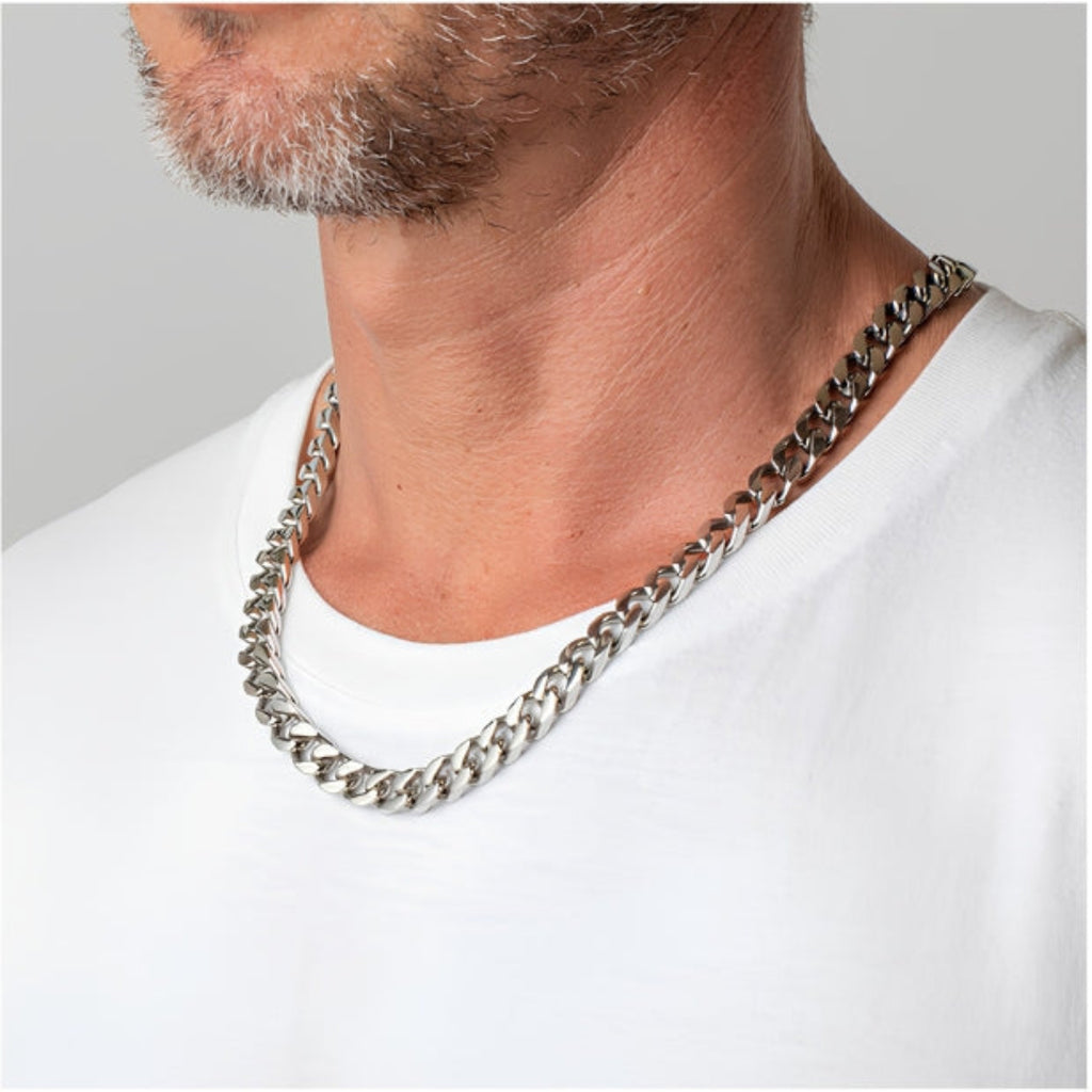 Lotus Style Men’s Chain Necklace