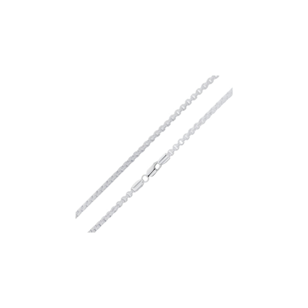 Silver 4mm Rounded Box Belcher Chain