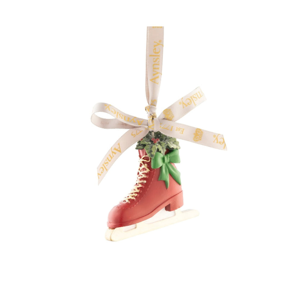 Aynsley ice skating ornament