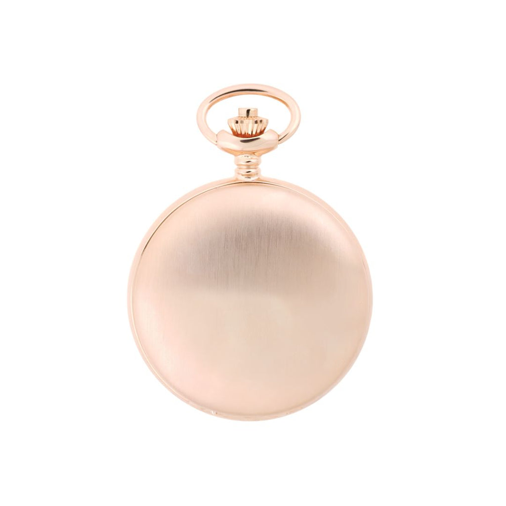 Telstar Mechanical Skeleton Pocket Watch – Rose Gold Tone