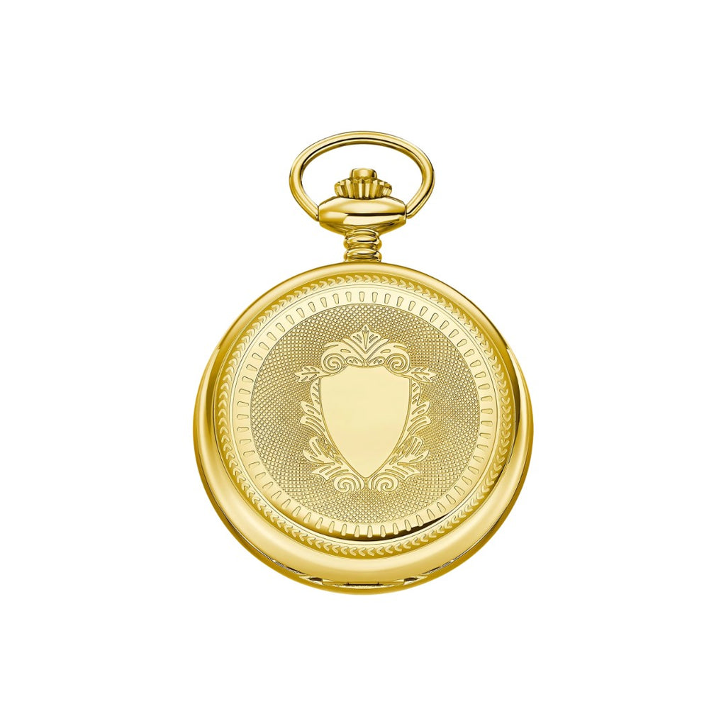 Festina Gold-Tone Pocket Watch with Small Seconds Dial