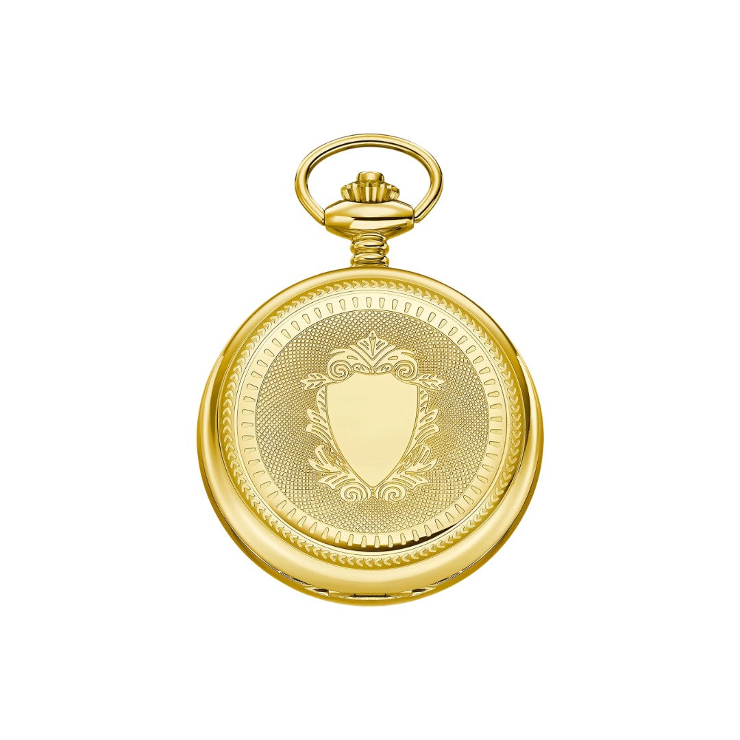 Festina Gold-Tone Pocket Watch with Small Seconds Dial