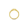 Sterling Silver Gold‑Plated Traditional Claddagh Ring