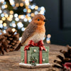 Aynsley Christmas Robin & Gift Figurines