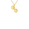 9ct Yellow Gold Decorative Round Locket Pendant