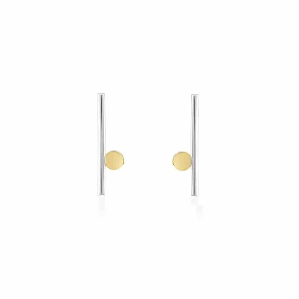 Yvonne Kelly - Circle of Hope Earrings – 9ct Gold & Sterling Silver