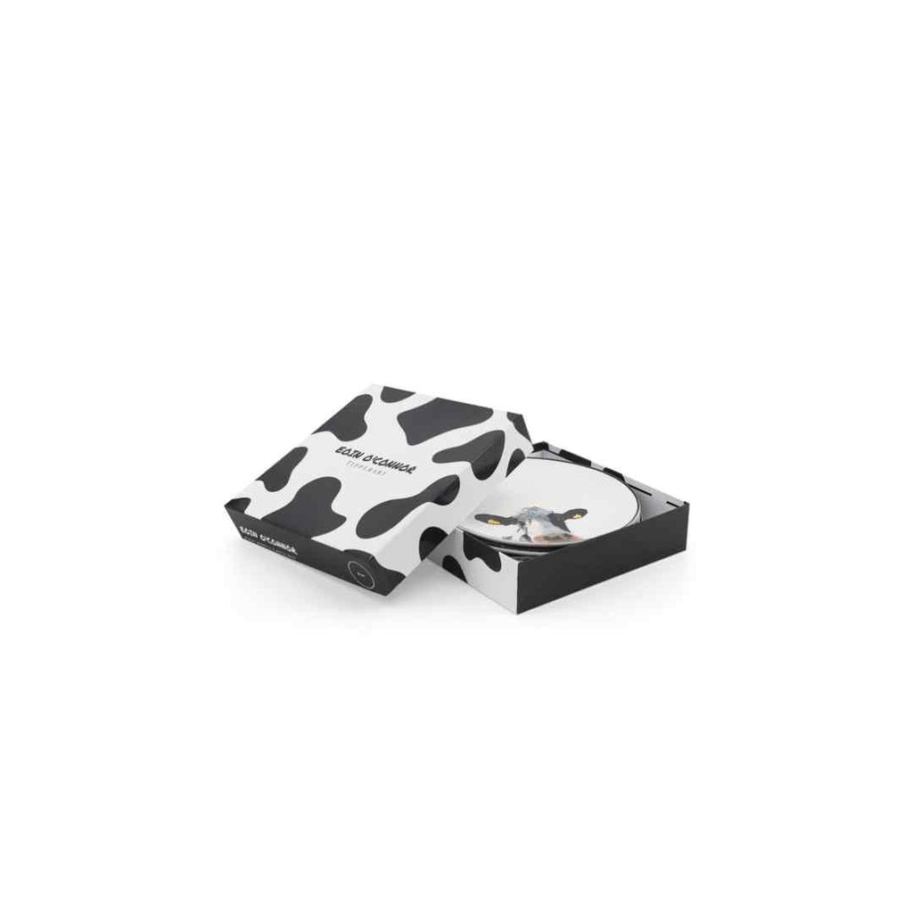 Eoin O’Connor Iconic Cow Dinner Plates — Set of 4