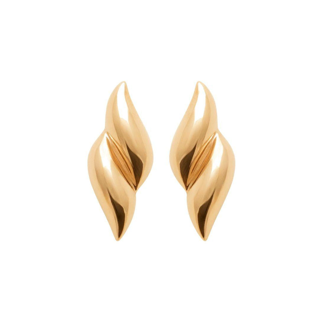 Burren "Honey Twist Earrings" – Gold