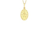 9ct Yellow Gold Double‑Sided Holy Mary Medal Pendant (Small)