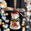 Aynsley Christmas Glitter polar bear ornament