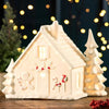 Belleek Ginger bread house LED