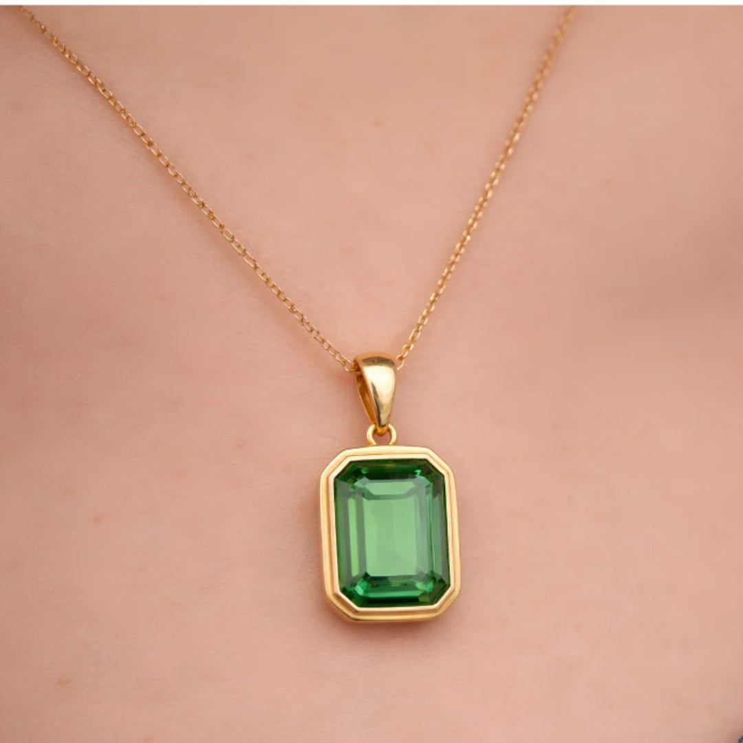 Burren Lagoon Green Pendant
