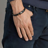 Lotus Style Men’s Braided Leather Bracelet