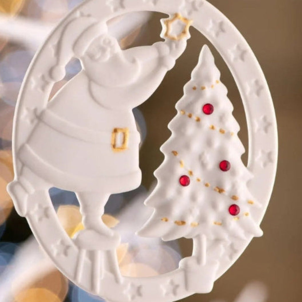 Belleek Santa TreeDecoration