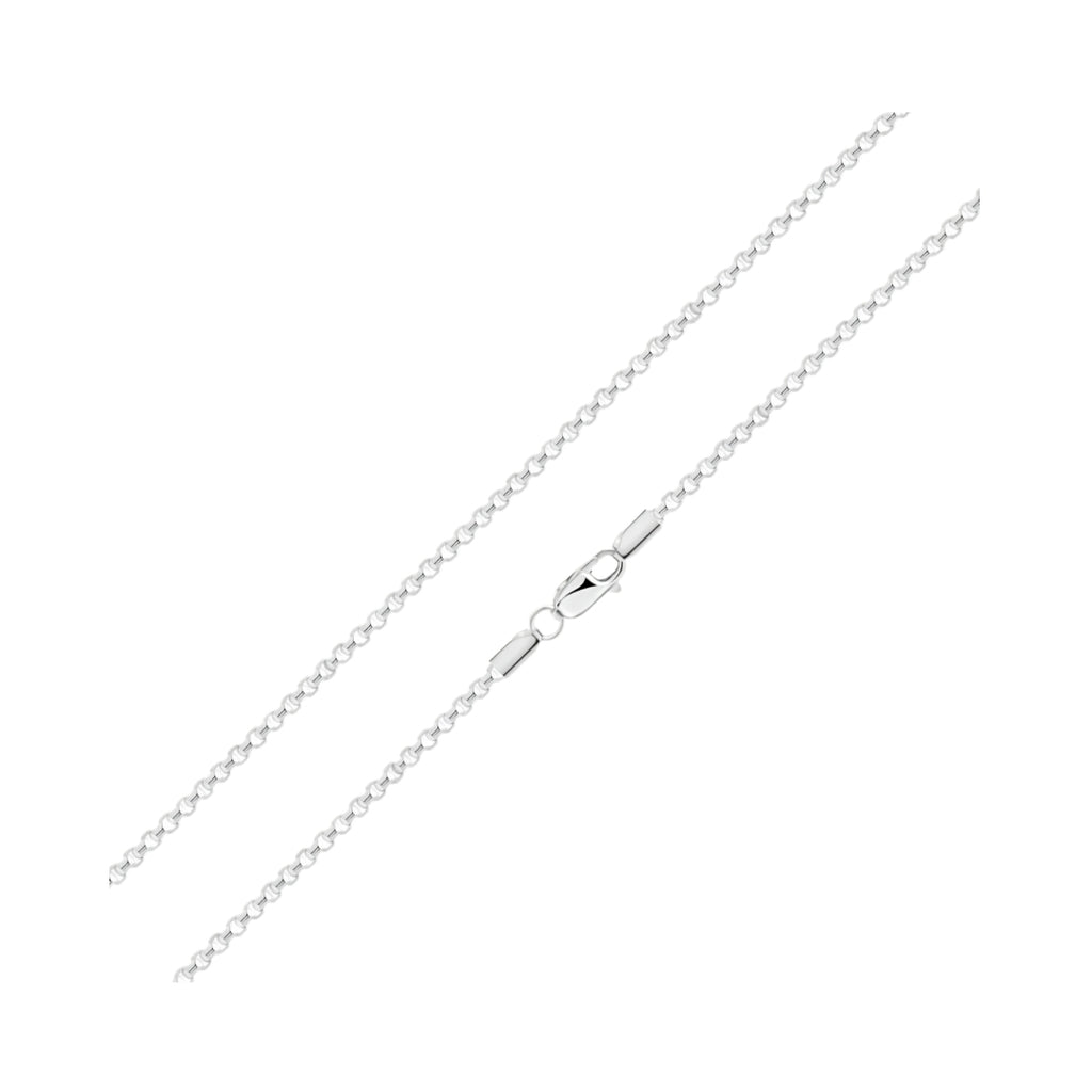 Silver 3mm Rounded Box Belcher Chain
