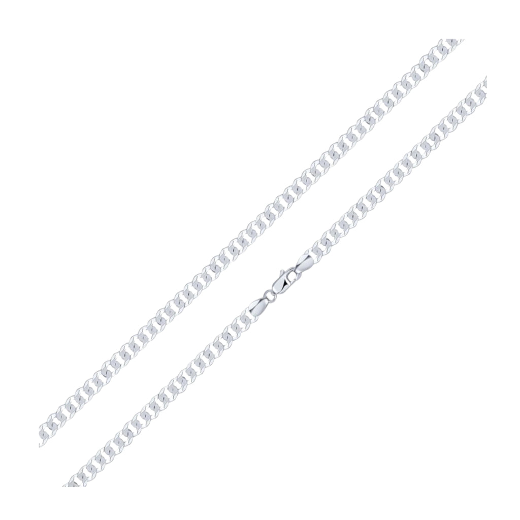Silver 4.5mm Curb Chain