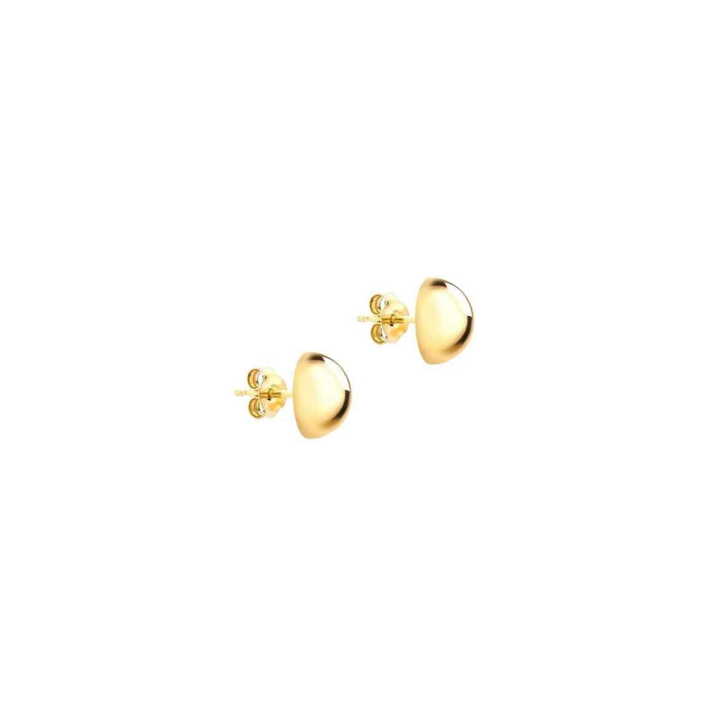 9ct Yellow Gold Polished Ball Stud Earrings