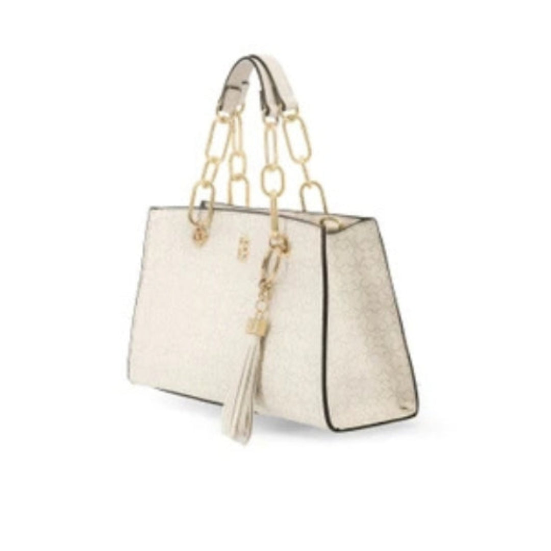 Tipperary Crystal TC Monogram Handbag – Ivory