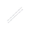 Silver 8.5mm Handmade Heart Twist Chain