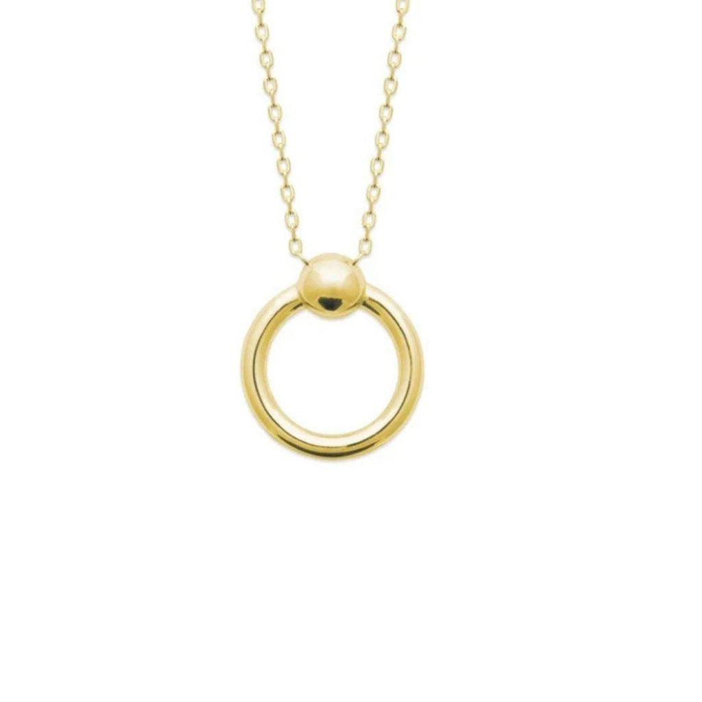 Burren “Circle of Time Necklace” – Gold