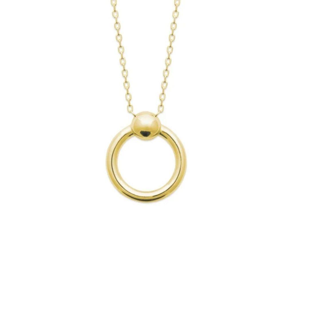 Burren “Circle of Time Necklace” – Gold