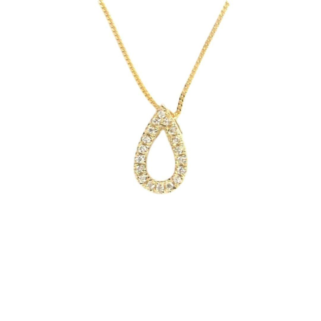 Burren “Endless Drop Necklace” – Gold