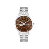 Bulova Aerojet Automatic – Brown Sunray Dial & Silver-Tone Case