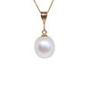 Classic Freshwater Pearl Pendant – 9ct Gold