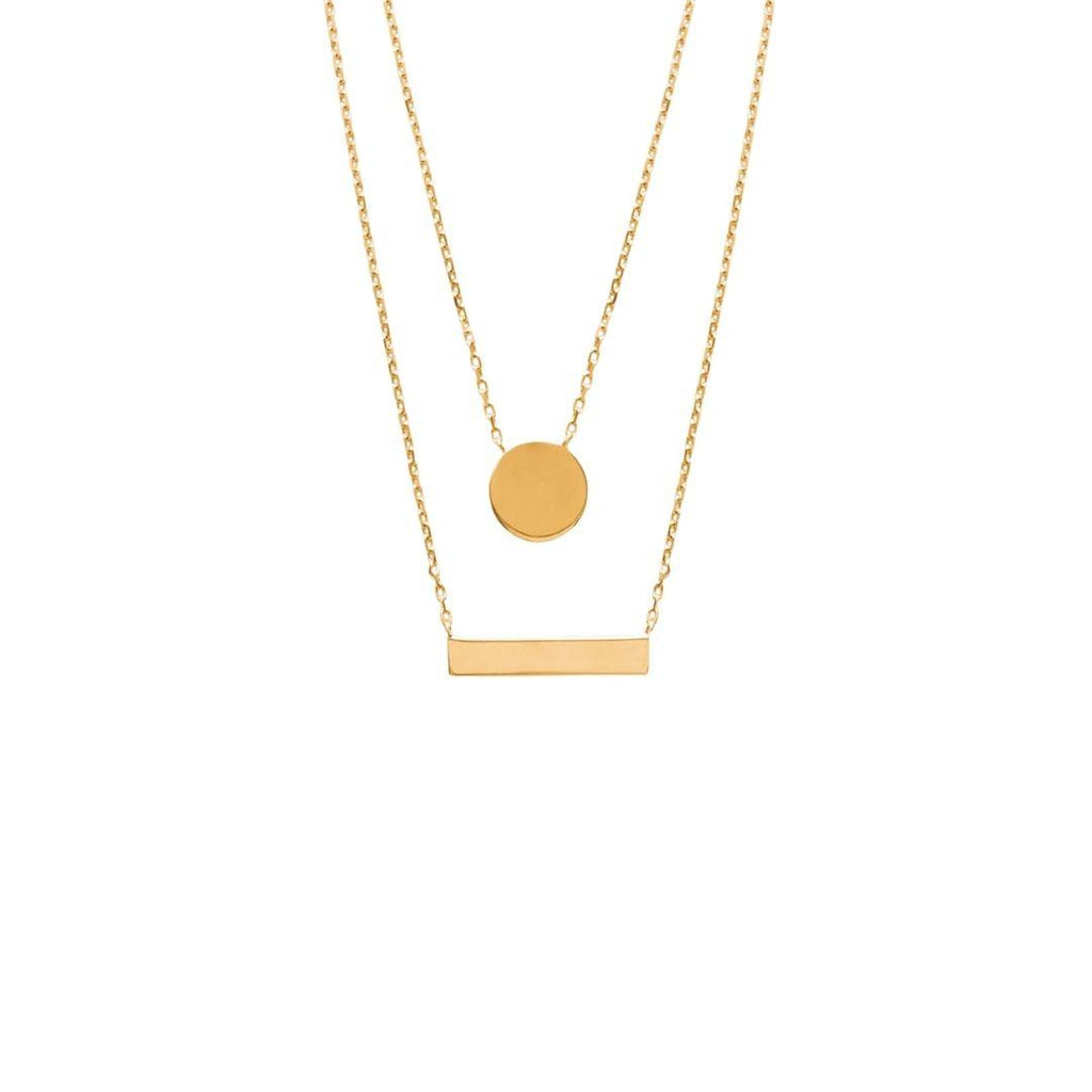 Burren “Above the Level” Necklace – Gold