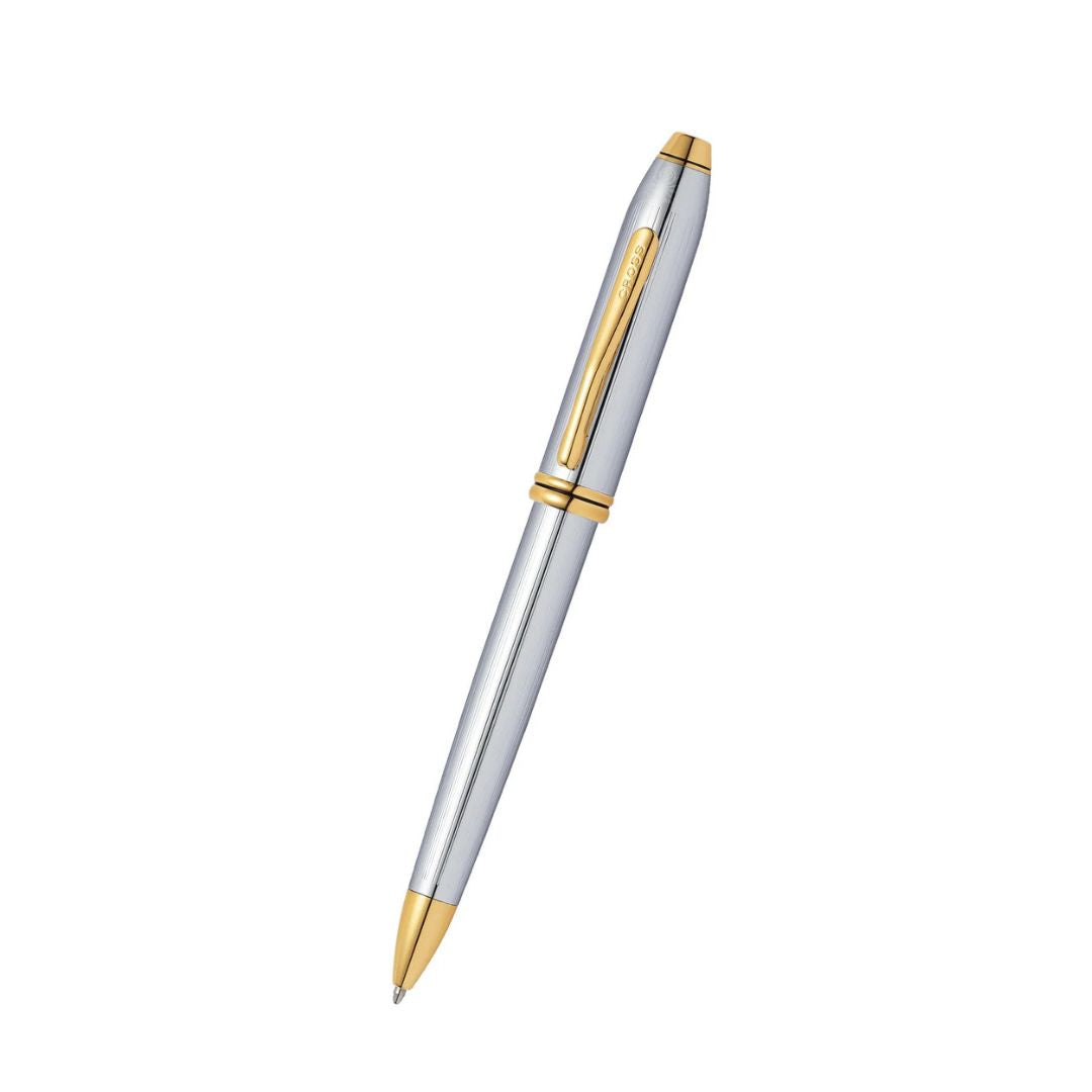 Cross - Townsend Presidential Ballpoint Pen – Polished Chrome & Gold