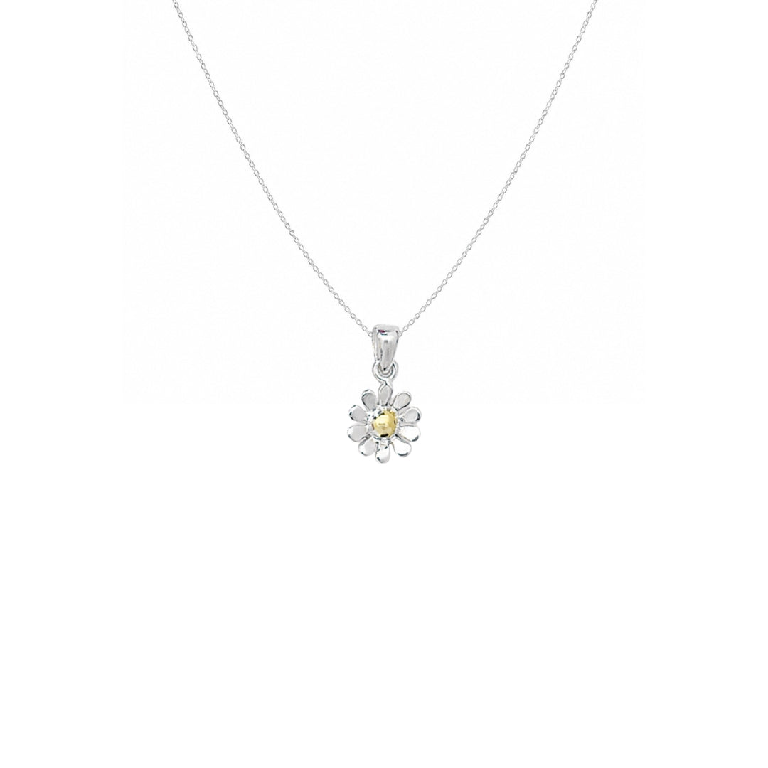 Children's Daisy Flower Pendant Necklace