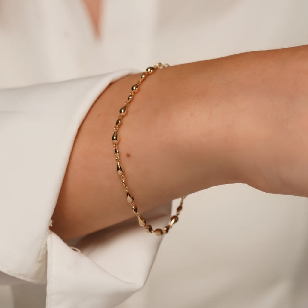 Burren Pink Lady Beaded Bracelet