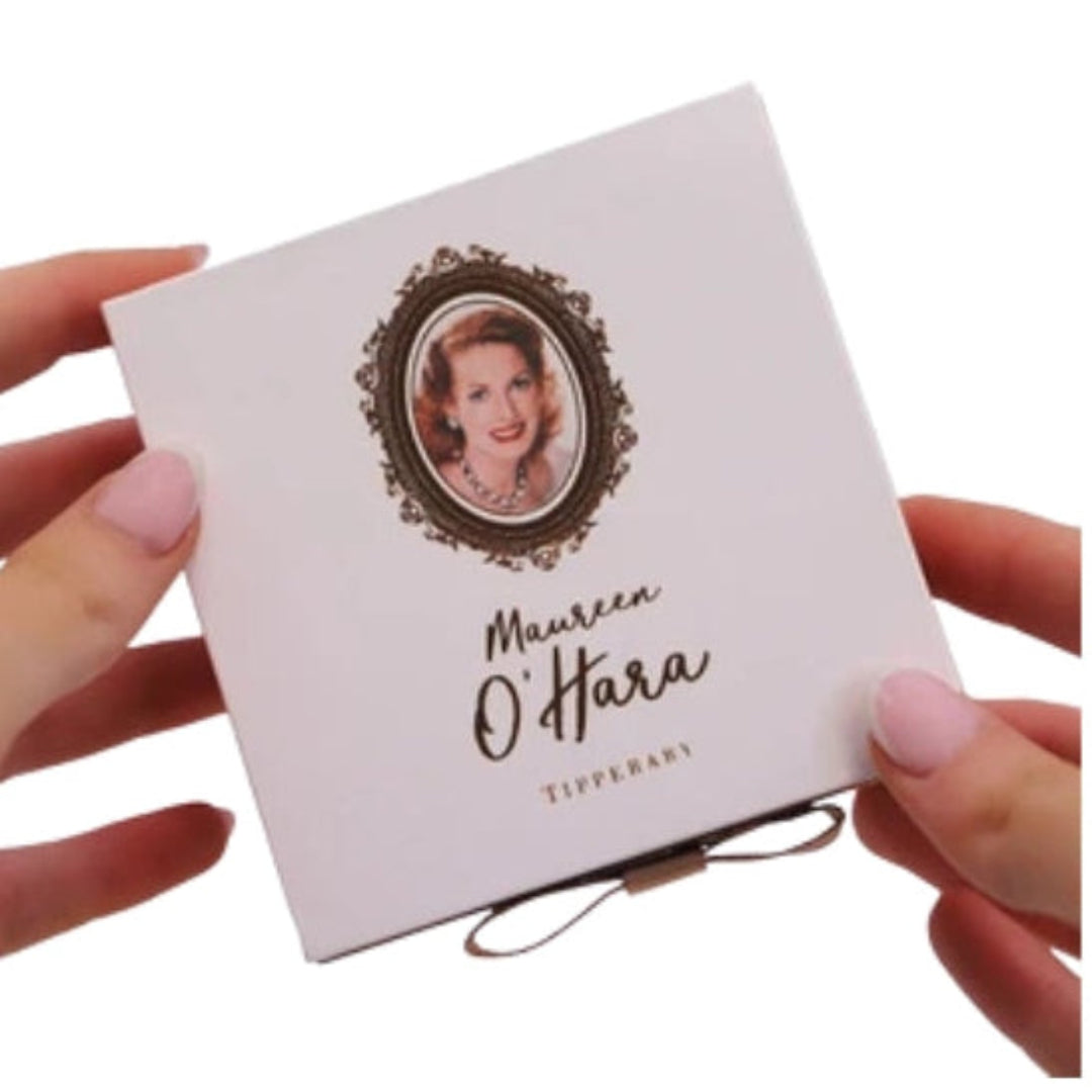 Maureen O'Hara Fan Rose Gold Earrings